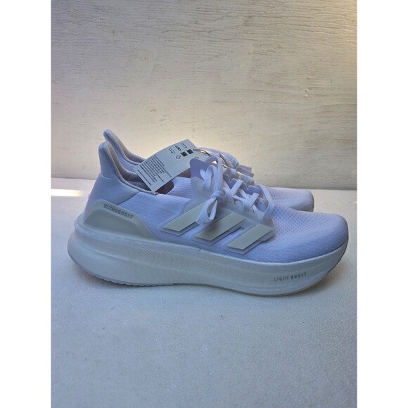 New Adidas Ultraboost 5 Triple White Running Shoes Light Boost Women's 11 ID8848 - Picture 7 of 11